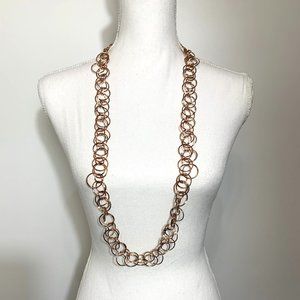 R.J. Graziano NWT Rose Gold Tone Chain Necklace